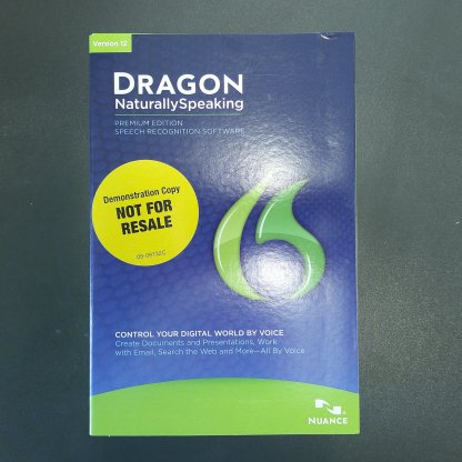 Computer Software--Dragon NaturallySpeaking