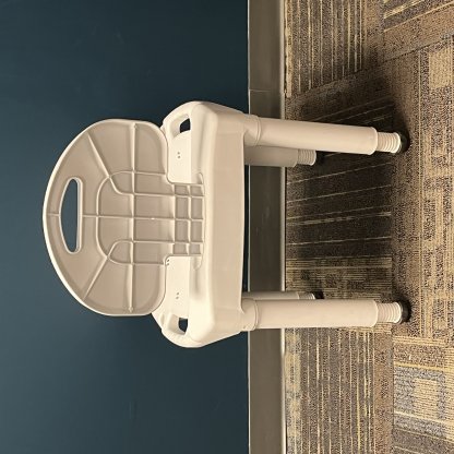 SHOWER CHAIR W/BACKREST