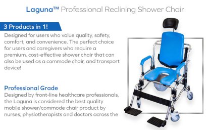 SHOWER/COMMODE CHAIR