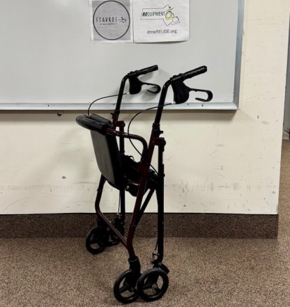 Rollator folded up