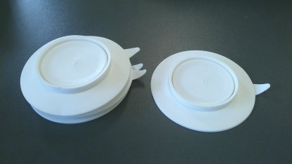 Non-Skid Bases for Scoop Plates/Bowls