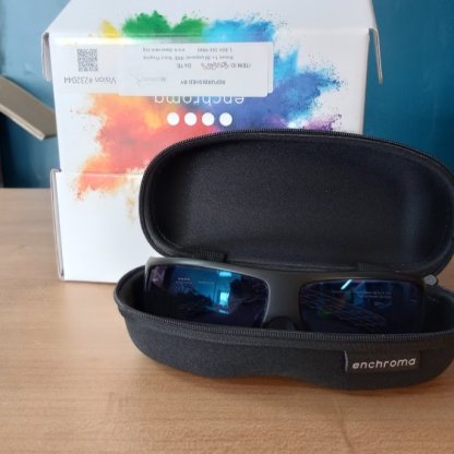 Glasses in case with box