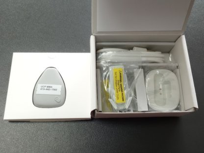 photo of tracker in box