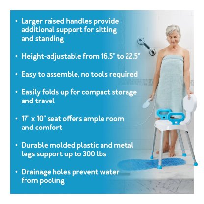 SHOWER CHAIR WITH BACK