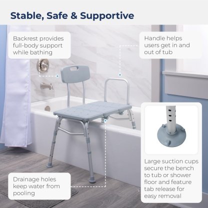 TRANSFER BATH BENCH