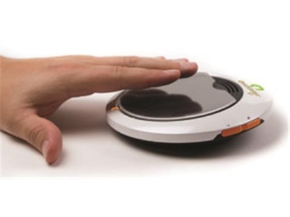 hand pressing a switch