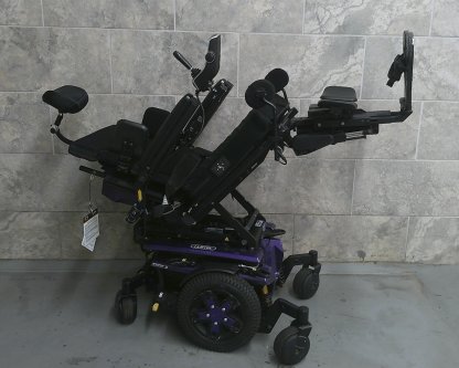 Complex Power Wheelchair 17x18 tilted/reclined