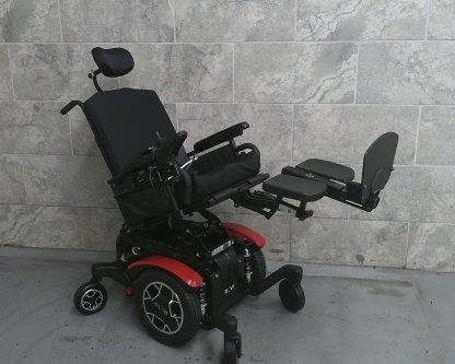 Complex Power Wheelchair 17x17 tilted
