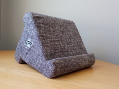 grey tablet stand