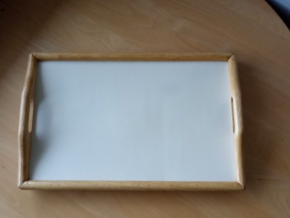table sitting flat