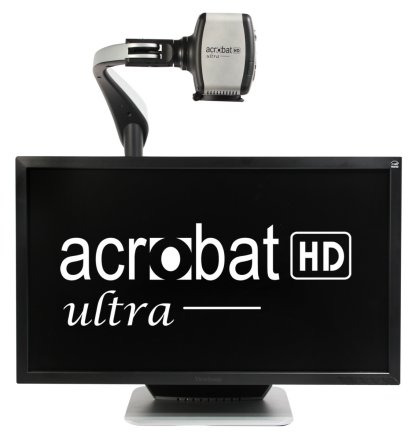 Magnifier set up with screen