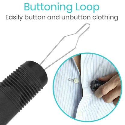 black button hook 