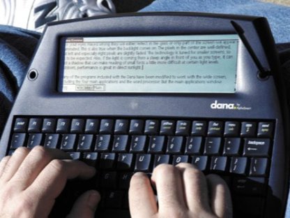 using the blue wireless keyboard