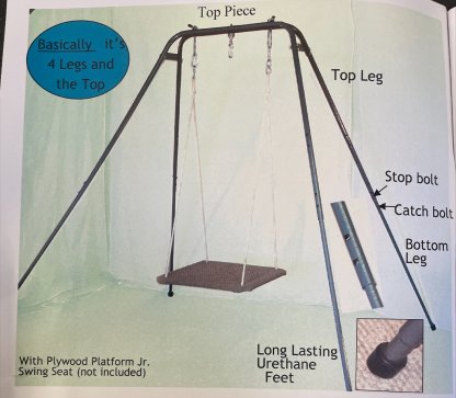 swing frame and platform