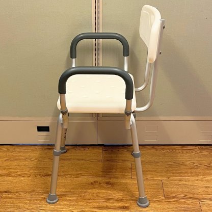 SHOWER CHAIR WITH BACK AND ARMS