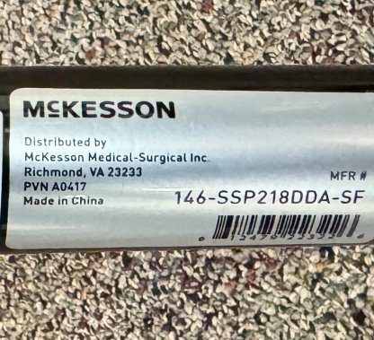 Manufacturer label with serial number