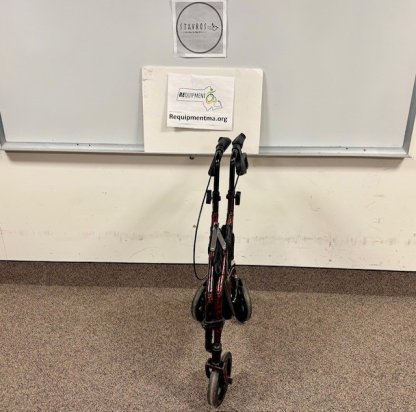 Rollator 3 Wheel folded up