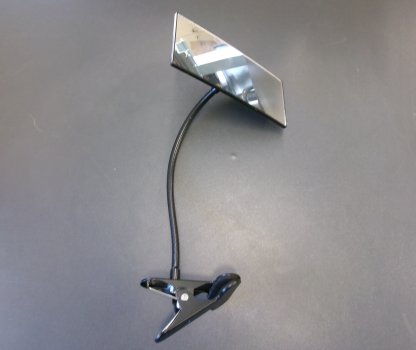 Convex Mirror with Adjustable Clip