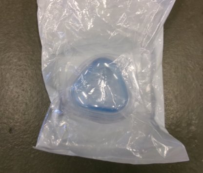 CPAP Comfort Gel Blue Mask Cushion in bag