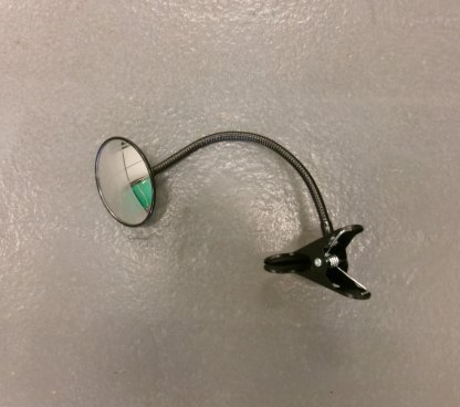 Convex Mirror with Adjustable Clip