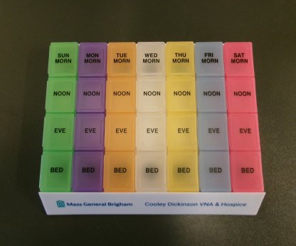 Weekly 4X Day Pill Organizer