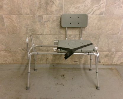 Sliding Transfer Bench with Back