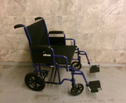Manual Wheelchair 21x18 - Bariatric Transport Chair