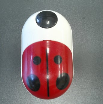 ladybug handheld massager front
