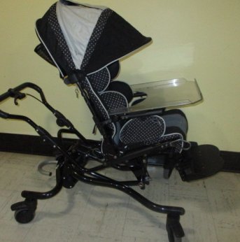 Adaptive Stroller w/Tilt and Hi-low base w/Recline