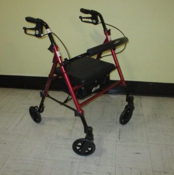 Rollator red