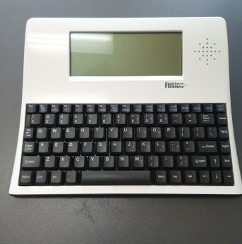 Front angle of keyboard