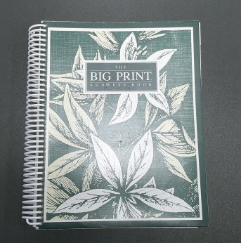 Big Print Address Book