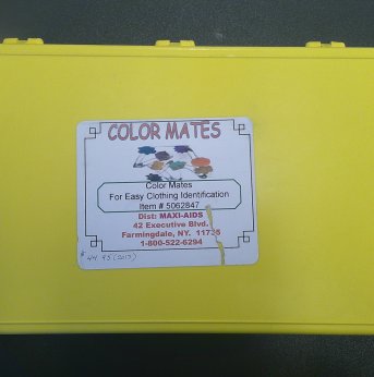 Color Mates Clothing Identifiers tags