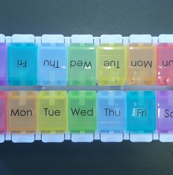 Double 7 Day Pill Organizer