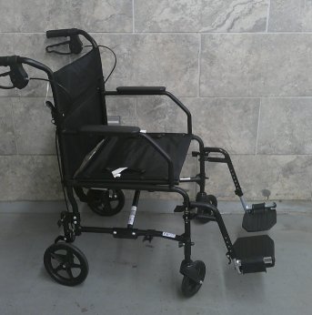 Manual Wheelchair 18x15 - Transport Chair
