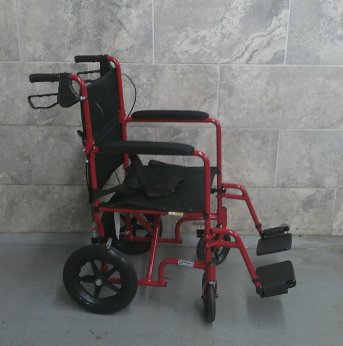 Manual Wheelchair 18x15 - Transport Chair
