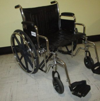 Manual Wheelchair- Heavy Duty 24"x18"