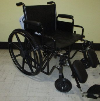 Manual Wheelchair- Heavy Duty 22"x18"