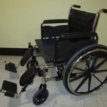 Manual Wheelchair- Heavy Duty 24"x18"