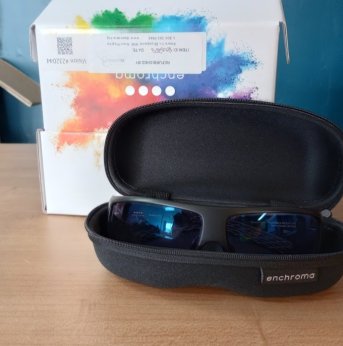 Glasses in case with box