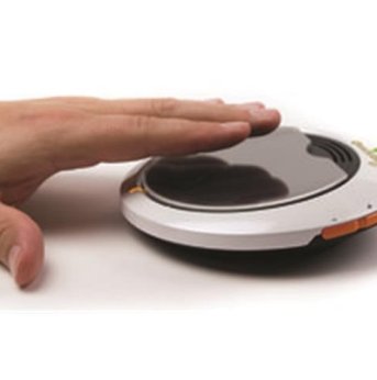 hand pressing a switch