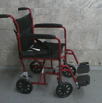 Manual Wheelchair 18x16 - Transport Chair