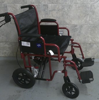 Manual Wheelchair 21x18 - Bariatric Transport Chair