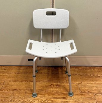SHOWER CHAIR WITH BACK