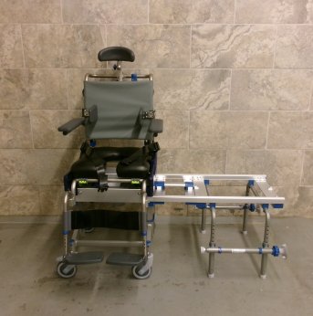 Sliding Transfer Shower System with tilt