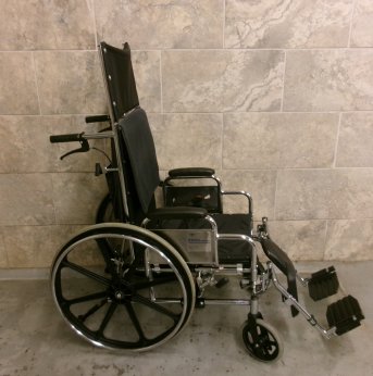 Manual Wheelchair 18x18 - Reclining High Back