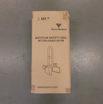 Bathtub Safety Rail in box