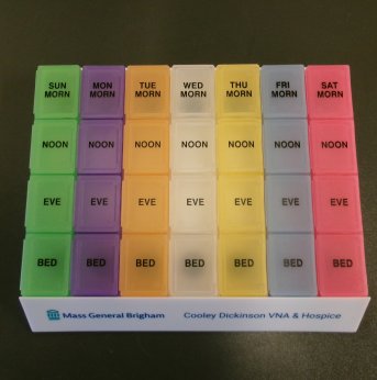 Weekly 4X Day Pill Organizer