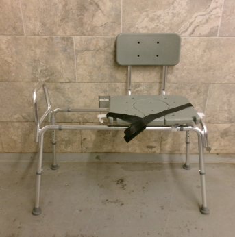 Sliding Transfer Bench with Back