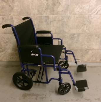 Manual Wheelchair 21x18 - Bariatric Transport Chair